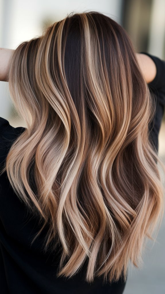 sophisticated balayage color blend
