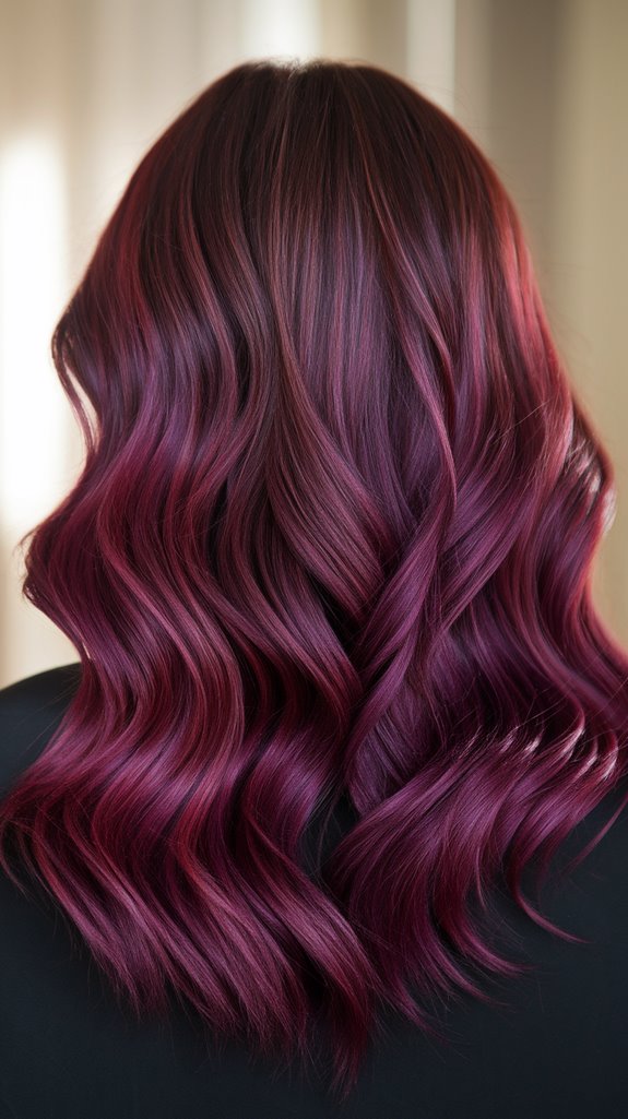sophisticated deep crimson blend