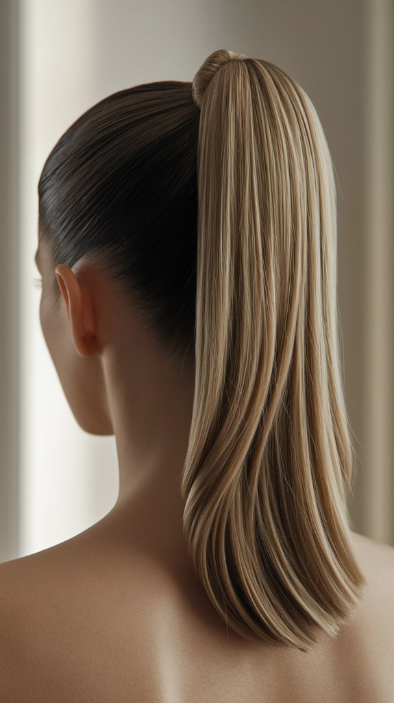 stylish high ponytail variations