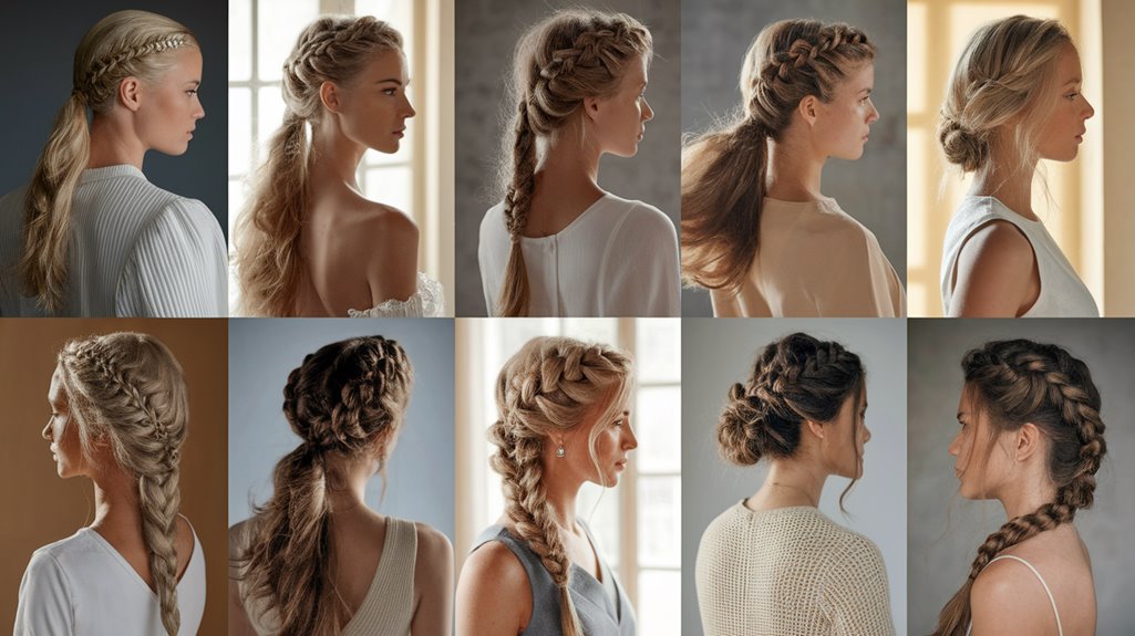 stylish long hair updos