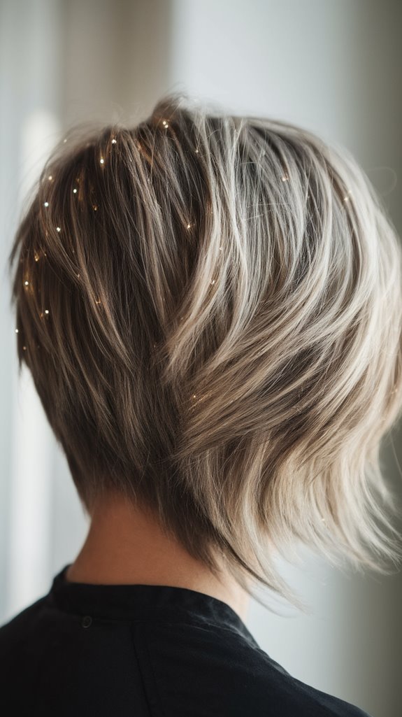 stylish long pixie haircut