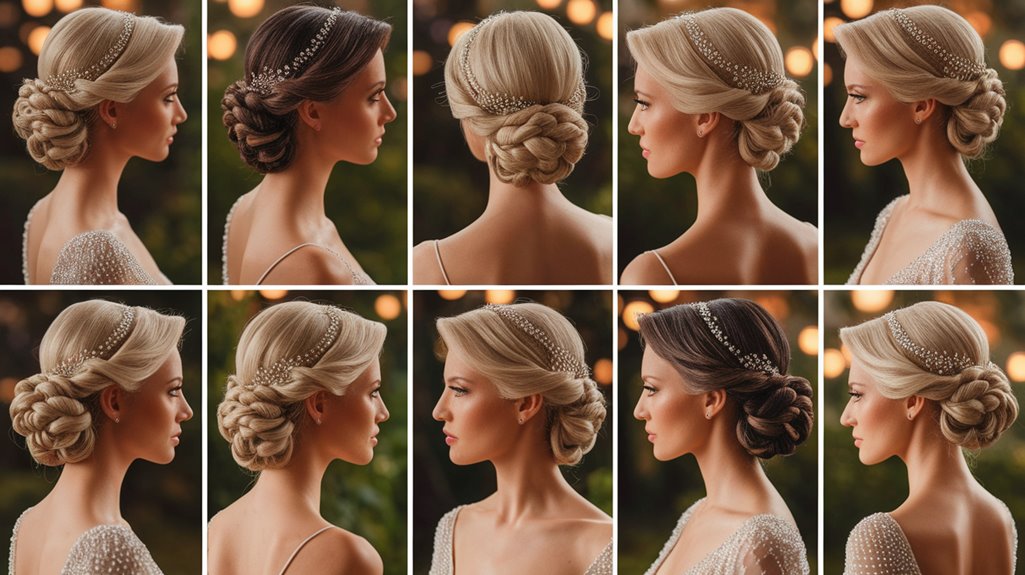 stylish medium hair updos