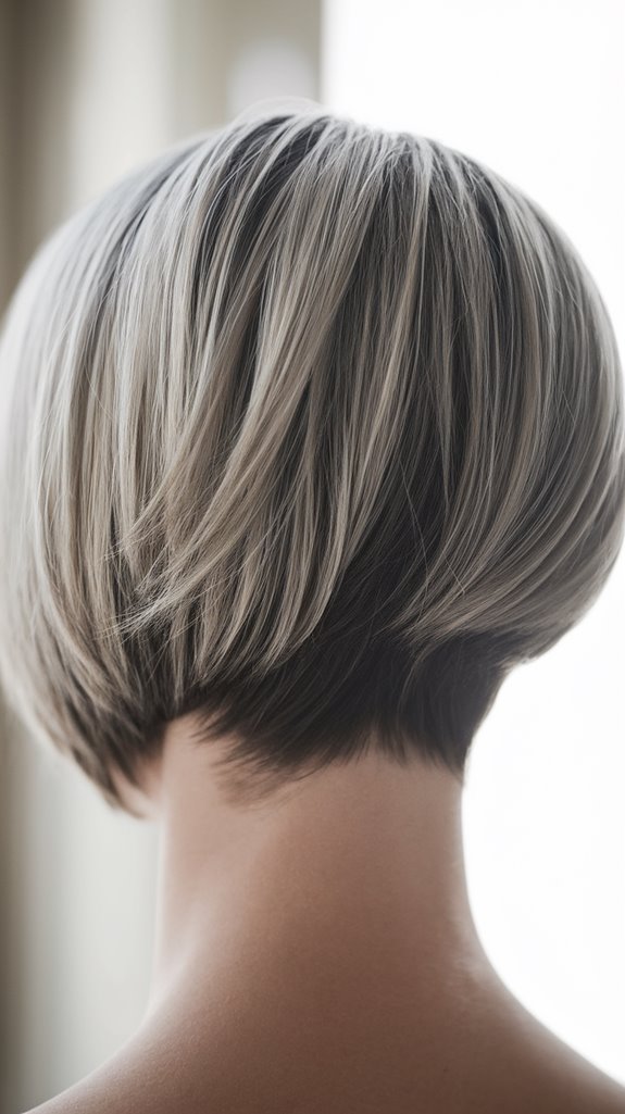 stylish modern short haircut