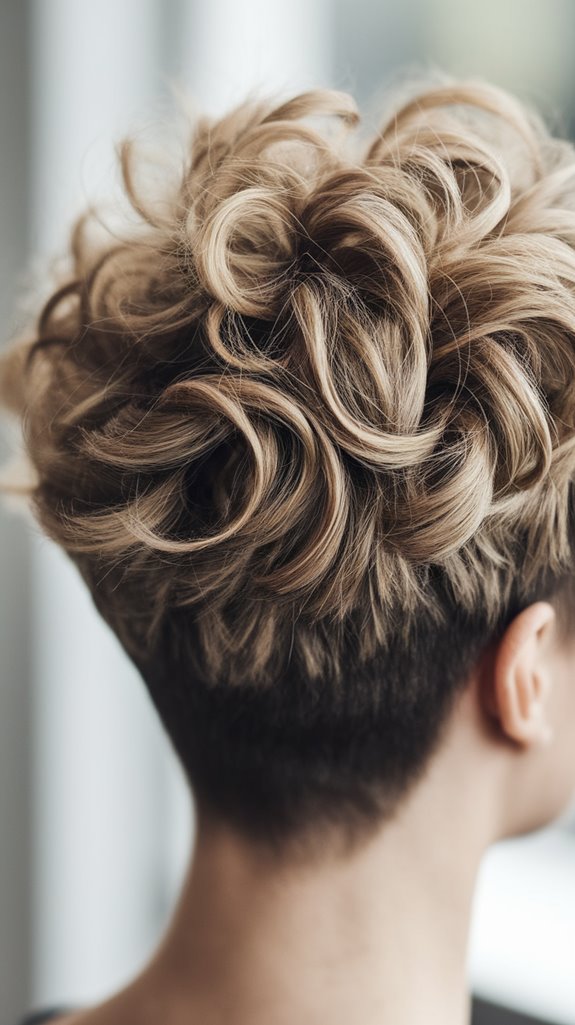 stylish short hairdo choice