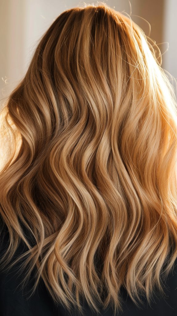 sun kissed honey balayage glow
