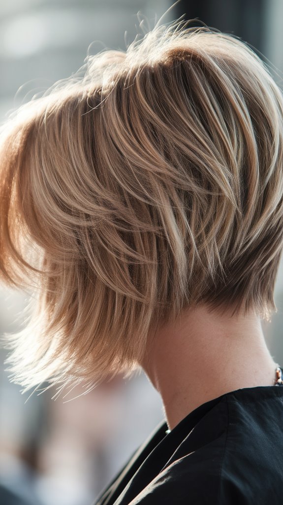 textured pixie bob hairstyle