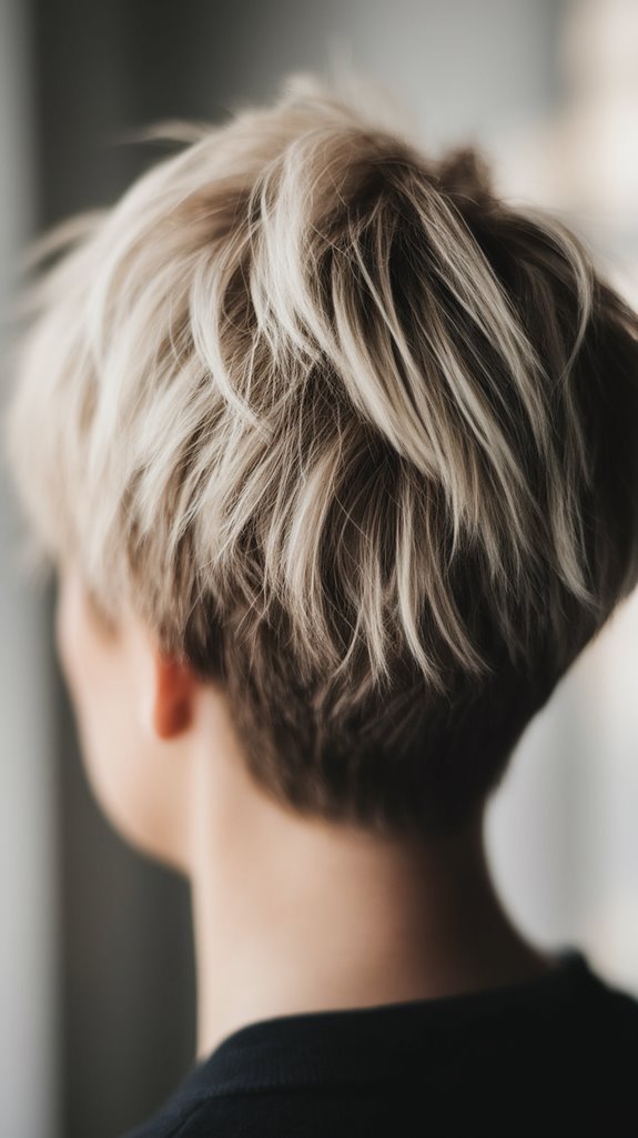 textured pixie haircut style