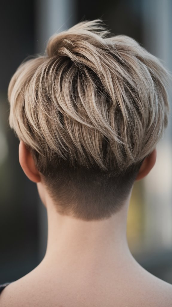 textured pixie undercut hairstyle