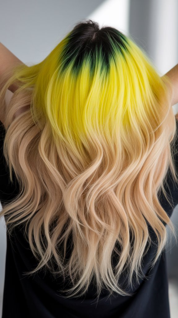 vibrant banana yellow roots