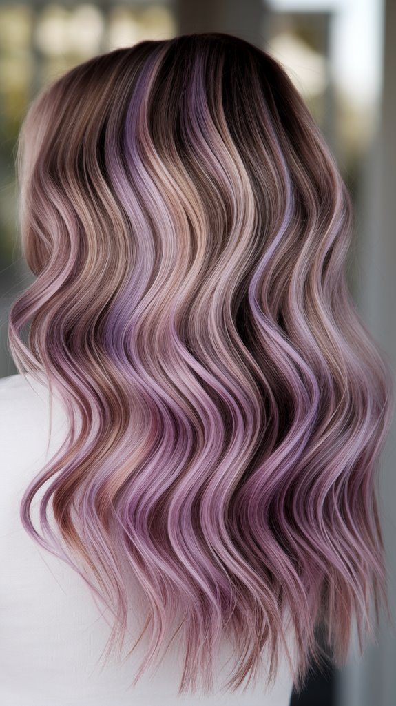 vibrant brown with streaks