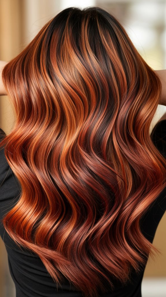 vibrant copper hair styles