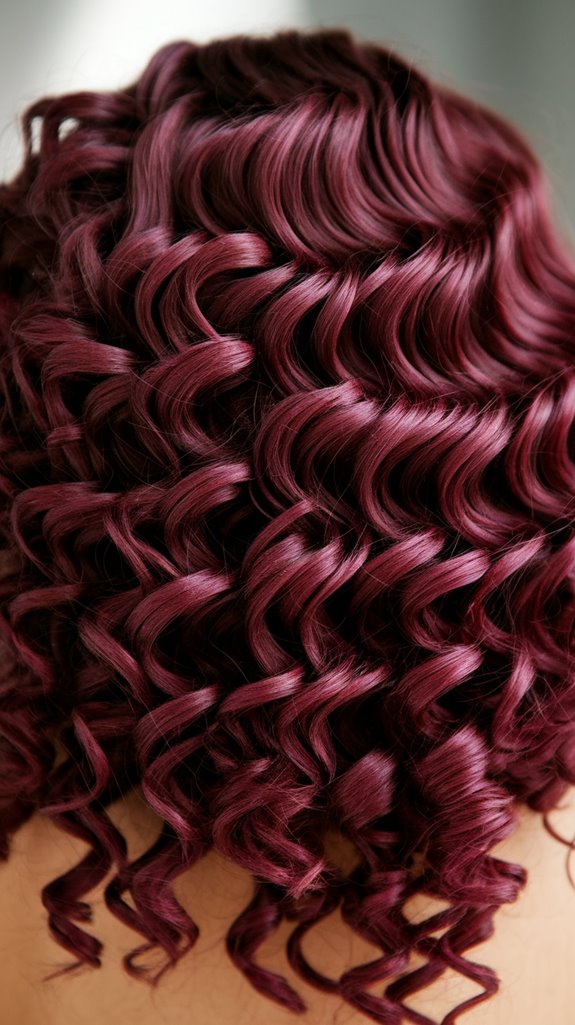 vibrant curls with depth