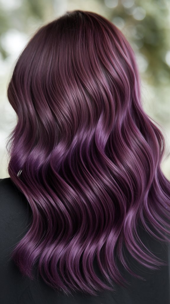 vibrant deposit only purple hues