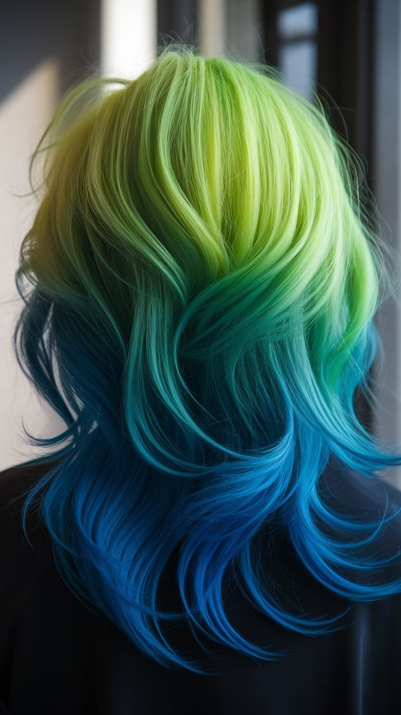 vibrant neon color fusion