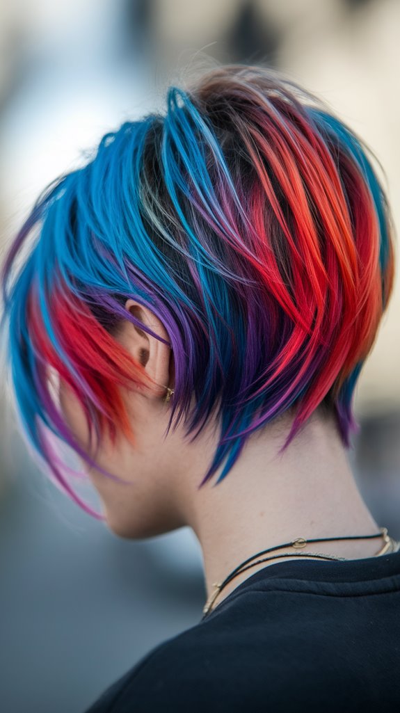 vibrant pixie haircut trend