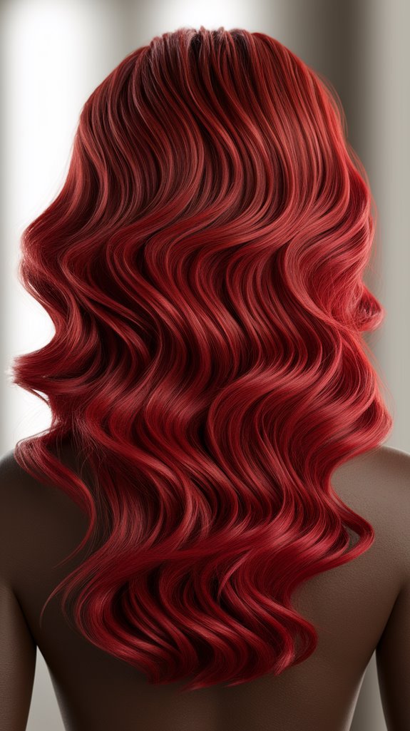 vibrant ruby red allure