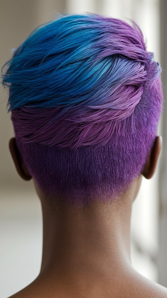vibrant short hairstyle trend