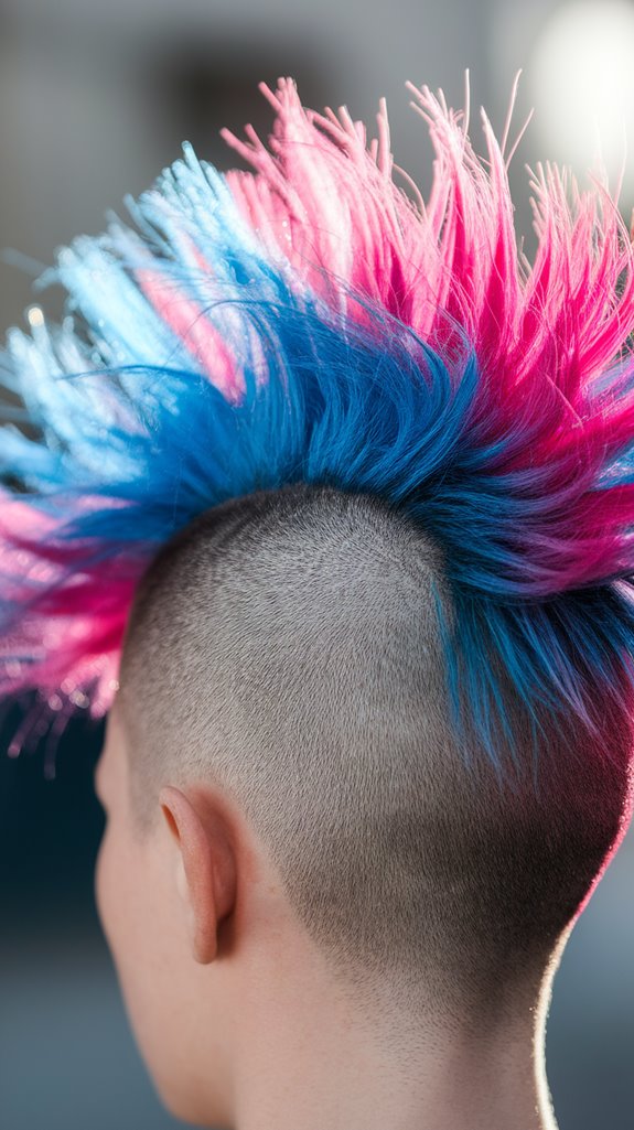 vibrant short hairstyle trend