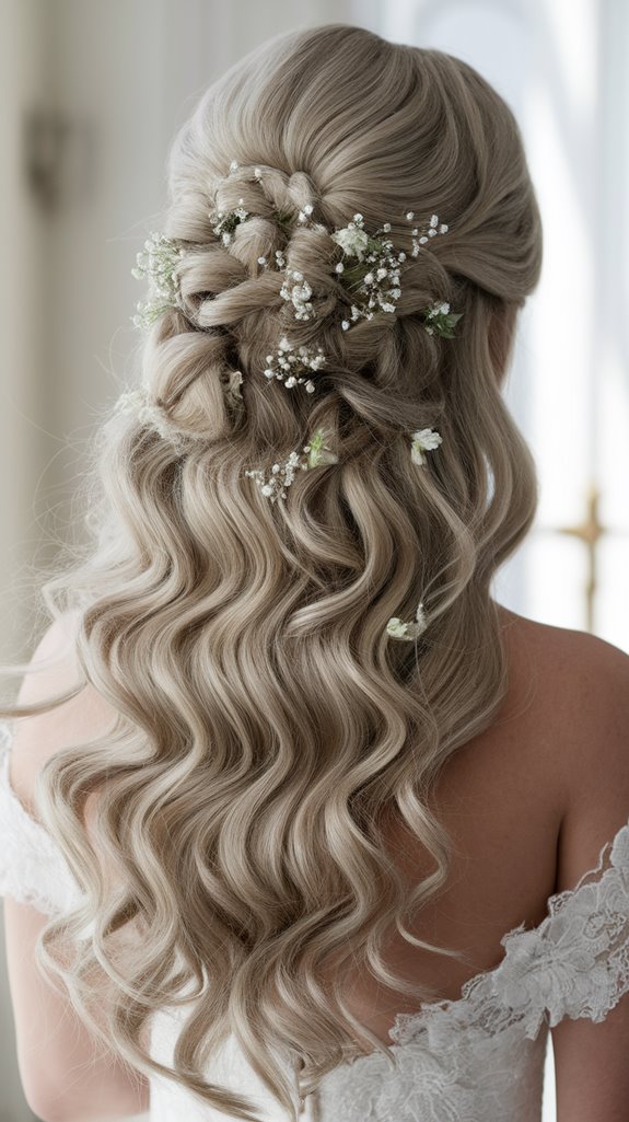 vintage waves with florals