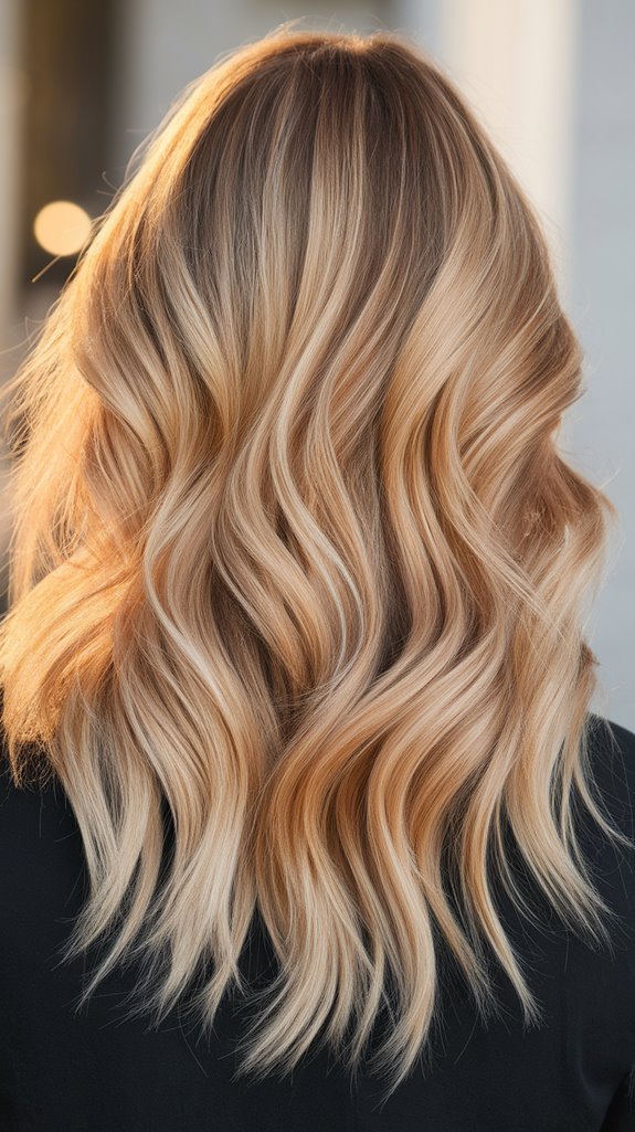 warm honey blonde radiance