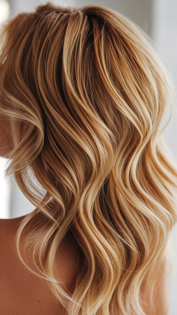 warm honey blonde radiance