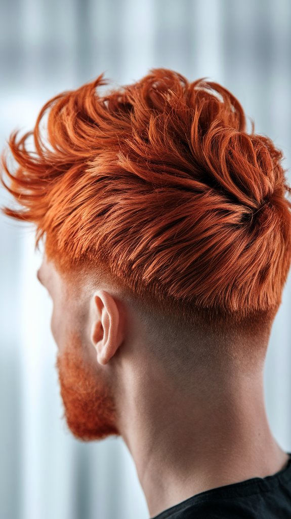 warm radiant copper glow